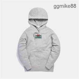 Kith Designer Treats Holiday Suprem Hoodie Heavy Hoody Hoodies for Men Woman Best Quality Puff Pastry Print Box Kith Sweatshirts Sweater Crewneck G9OI