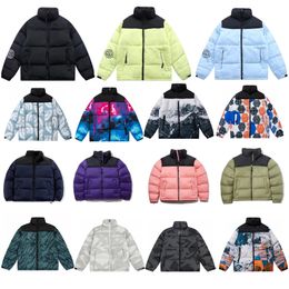 Mens designer puffer jacket face jacket winter warm coat womens parka down jackets brand luxury jacket windproof embroidered alphabet street wear casual north coat