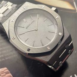 Swiss Royal Oak Offshore Audpi Series Mens Watch Fashion Trend Quartz Pig Movement Cal 2001 Silver Dial Brand New Steel Case Sapphire Glass WN-IVGD