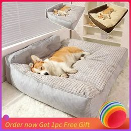 kennels pens Pet Sleeping Bed Large Warm Dog Bed Soft Cosy Nest Mat Deep Sleep Cushion for Small Medium Large Dogs Cats Puppy Pet Supplies 231101
