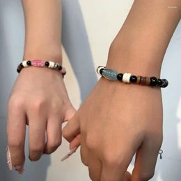 Charm Bracelets An Through The Heart Handchain Natural Gemstones Reikis Healing Crystals Women Girl