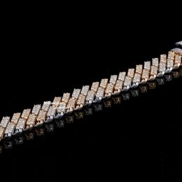 Cheapest Prices 6.80 Moissanite Hip Hop Cuban Bracelet 7" Inch Size Luxury Style Bracelet for Fashionable Jewelry