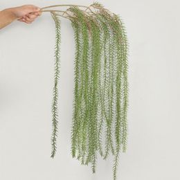 Decorative Flowers Beautiful Fake Plant Non-fading Wall Hanging Simulation Snapdragon Non-withered Long Green Wedding Decor