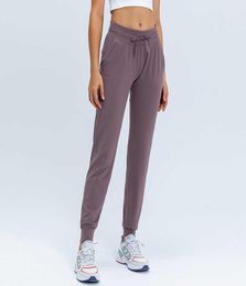 L31 Women Yoga Pants Slim Was Thin Yoga Pants With Pockets Sport Fitness Trousers Outdoor Fashion Lady Loose Straight Jogger Outf5451880
