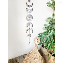 Decorative Figurines Pendants Moon-Shaped Resin Artware Hanging Decorations Wall Decor For Home Office Shops