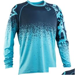 Cycling Shirts & Tops Cycling Shirts Tops Spot Brand Summer Motocross Shirt Men Breathable Mountain Bike Mtb Long Sleeve Racing Downhi Dhtov