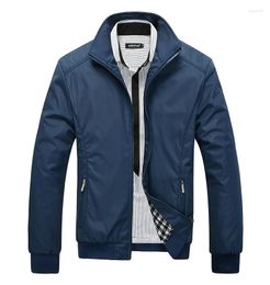 Men's Jackets Quality High Men's Men Casual Jacket Coats Spring Regular Slim Coat For Male Dropping Plus Size Mens