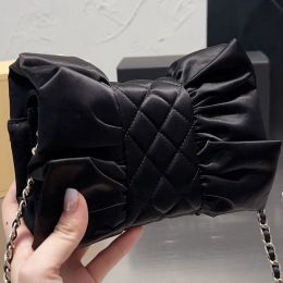 Bag Designer Bags Women Luxury Travel Crossbody Handbag With A Bow Tie Shoulder Backpack Casual Classic Black Fashion Handbags Shopping Wallet Purse