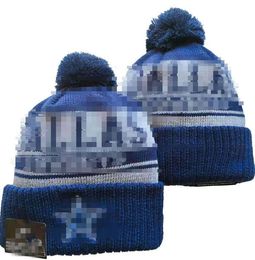Dallass Beanie Beanies DAL SOX LA NY North American Baseball Team Side Patch Winter Wool Sport Knit Hat Pom Skull Caps A14