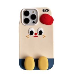 NEW Cute Cartoon 3D Design Phone Cute Case for iPhone 15 14 13 12 11 Pro Max Promax Fashion Back Cover Cases