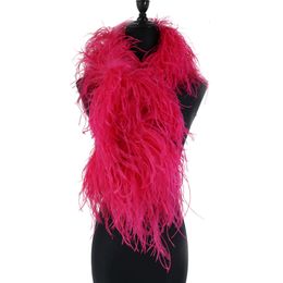 1 Meter Real Feather Boa Fringe 2 to 10ply Fluffy Ostrich Plumas Boa Scarf for Wedding Party Clothing Sewing Decoraion