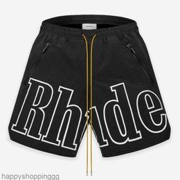 Compare with Similar Items Latest Colour Rhude Shorts Designers Mens Basketball Short Pants 2021 Luxurys Summer Beach Palm Letter Mesh Street Lulusup