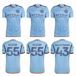 qqq8 Mls 2023 2024 New York City Fc Soccer Jerseys Home Away Nycfc 23 24 Thiago Moralez Talles Magno Keaton Fans Player Version Football