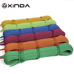Climbing Ropes XINDA Outdoor Paracord Rock Climbing Rope Accessories Cord 6mm Diameter High Strength Paracord Safety Rope Survival Tools 231101