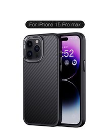 Luxury Magnetic Carbon Fibre Vogue Phone Case for iPhone 15 Plus 14 13 Pro Max Sturdy Full Protective Graffiti Transparent Back Cover Supporting Wireless Charging