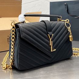 Fashion Designer Woman Bag Women caviar Shoulder bag Handbag Purse Original Box Genuine Leather cross body chain high grade quality