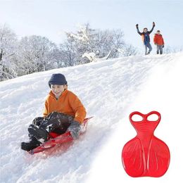 Sledding Snow Sled Board Tool Professional Plastic Ski Pad Boards Outdoor Sports Grass Sand Toboggan Sliders Sport Equipment 231101