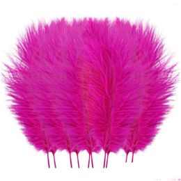 Party Decoration Party Decoration 10Pcs/Lot Natural Mticolor Ostrich Feathers Wedding Home Diy Floating Plumes Table Centrepiece Craft Dhdok