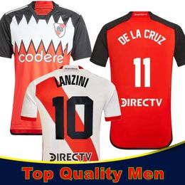 River Plate soccer jerseys 2023 home M. BORJA M.SUAREZ LANZINI shirt DE LA CRUZ ALIENDRO PEREZ PALAVECINO BARCO Football Uniform