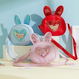 New Crossbody Bag Rabbit Ear Children's Shoulder Bag Little Girl Fashion Cute Cartoon Coin Purse