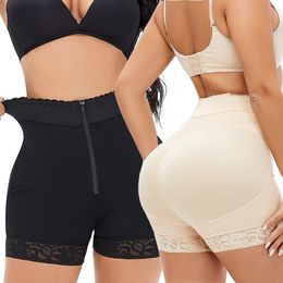 Waist Tummy Shaper Women Slimming Tummy Control Shorts Butt Lifting High Waist Trainer Panties Compression Abdomen Postpartum Body Shaper Plus Size 231101