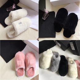 Chanellies Fuzzy chandal FAUX Chanelity Slippers Paseo Designer Women FUR Fluffy slide mules interlocking C paris Ladies wool Slides furry fuzzy full plush shearli