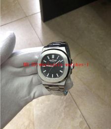 10 Style Classic Men's Watch waterproof men automatic watches 5711 5711/1R-001 silver strap Black Dial CAL.324SC mens mechanical montre de luxe wristwatch U1