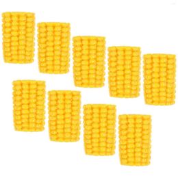 Party Decoration 20 Artificial Corn Cob Vegetables Charms Resin Hanging Ornament For DIY Cover Case Home Kitchen Decor Pography