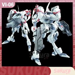 Action Toy Figures Games Armored Core Anime Figure AC004 MIRAGE YC07-CRONUS Assembly Model Kit Figurine Collection Decor Models Toys Doll Gifts Gk 231031