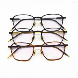 Sunglasses Frames Vintage Titanium Eyeglasses Acetate Full Rim Lightweight Men Women Glasses 1119