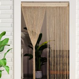 Curtain Christmas Decoration Door Wedding Strip Bead 1 2m Living Room Partition Tassel Thread 231101