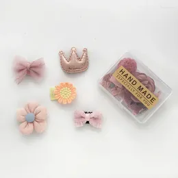 Hair Accessories Sweat Clip Baby Card Girls Lanugo Set Born