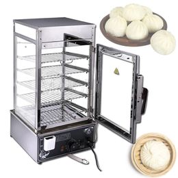 Commercial Desktop Insulation Cabinet Steamed Buns and Steamed Buns Machine Electric Heating Steamer Stainless Steel Steamer 220V