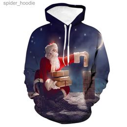 Men's Hoodies Sweatshirts Ugly Christmas Sweater 3D Print Funny Xmas Pullover Hoodie Sweatshirt Men Women Autumn Winter Plus Size Clothing Streetwear L231101