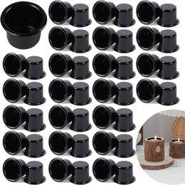 Candle Holders 36Pcs Aluminum Cups Containers Tea Light Tins Empty Case Making DIY Candles Crafts