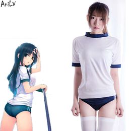 Ani Japanese Swimming Lesson School Student Swimsuit Costume Anime Girl Swimwear Uniform Pool Party Cosplay cosplay