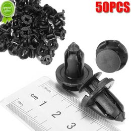 New 50Pcs/Set 9mm Auto Bumper Fender Mudflap Splash Guard Rivet Push Plastic Clips Retainer For Mitsubishi Endeavor Outlander