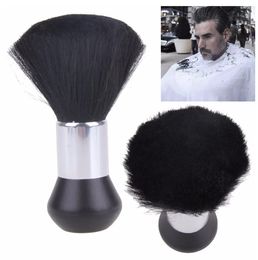 Fashion Barber Neck Duster Sweep Brush Soft Salon Stylist Hairdressing Hair Cutting Sweep Hair Cleaning Brush Black