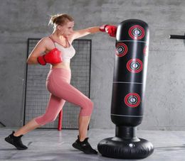 Boxing Punching Bag Boxing Muay Thai Inflatable Tumbler Punching Sandbag for Kid Adult Force Core Training Tool6472270