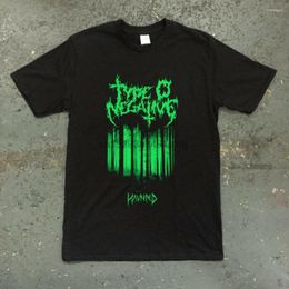 Men's T Shirts Type O Negative T-Shirt - Haunted Black Green