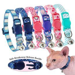 Cat Collars & Leads Quick Release Collar Adjustable Small Puppy Bell Safety Breakaway Pet Kitten For Dogs Cats Products