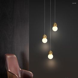 Pendant Lamps Modern Led Lights For Kitchen Bedside Hanging Lamp Bar Cafe Bedroom Clothing Store Living Room Indoor Creativity Fixture