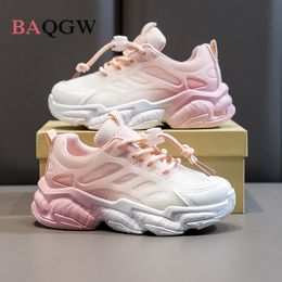 Sneakers Gradient Colour Children's Casual Shoes Summer Girls Shoes Kids Sneakers Boys Tennis Shoes Fashion White Sport Shoes Size 26-37 230331
