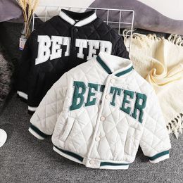 Jackets 1-7 Years Toddler Girls Coats Spring Autumn Children's Jacket Boys Baseball Suit Bomber Tiny Cottons Kids Clothes Snow Wear 230331