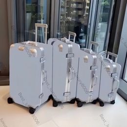 19A Trolley Case Designer Bagage Boarding Aluminium-Magnesium Alloy Original Trolley Fall 20 21 26 Semesterföretagets resebagage