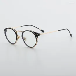 Sunglasses Ultralight Vintage Round Glasses Frame Men Women Anti Blue Light Myopai Optical Eyeglasses Frames Prescription Eyewear