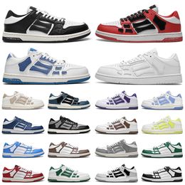 Running Shoes Designer Men Women Skel Top Skeleton Blue Red White Black Green Grey Pink couple casual Mens Sports Sneakers Sneaker