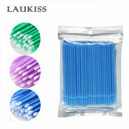 Makeup Brushes 1000pcs Microbrush Eyelash Brushes for eyelash Disposable EyeLash Extension Glue Cleaning Brushes Applicator Sticks Makeup Tools 231031