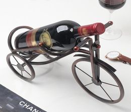 Creative Tricycle Design Metal Wine Rack Stand Bottle Holder Storage Wedding Party Decor Ornament Gift For Home Kitchen Bar6158887