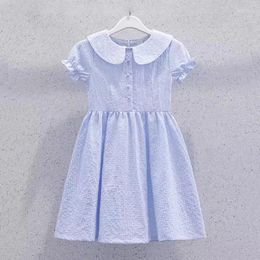 Girl Dresses NIGO Girls Chequered Shirt Cotton Dress #nigo39662